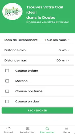 Game screenshot Doubs Terre de Trail apk