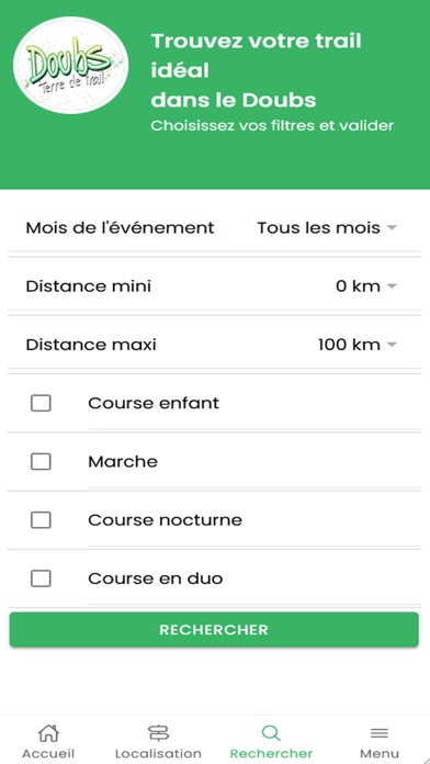 Doubs Terre de Trail Screenshot