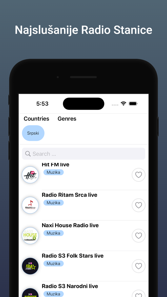 Srpski Radio Stanice - Srbija - 1.4 - (iOS)