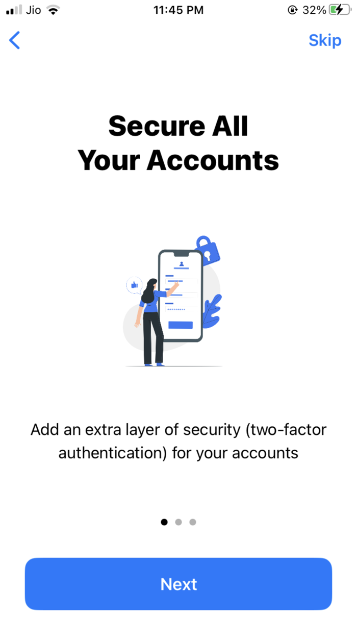 Authenticator for Security