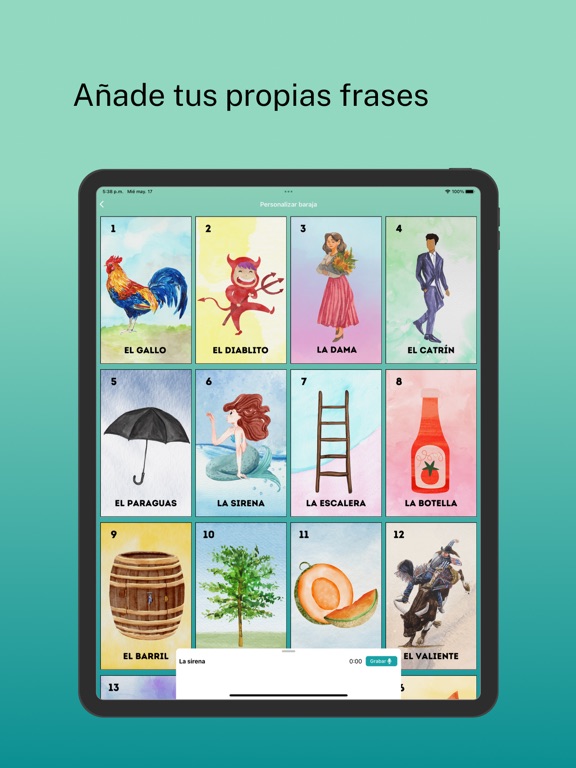 Baraja Divertida Lotería iPad screenshot 5 - Games app