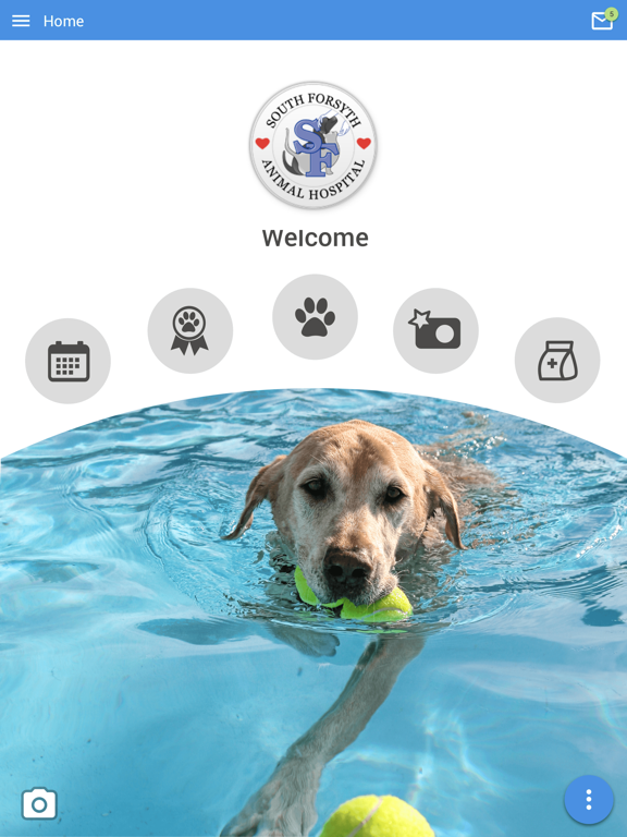 South Forsyth Animal Hospital iPad screenshot 1 - Business app