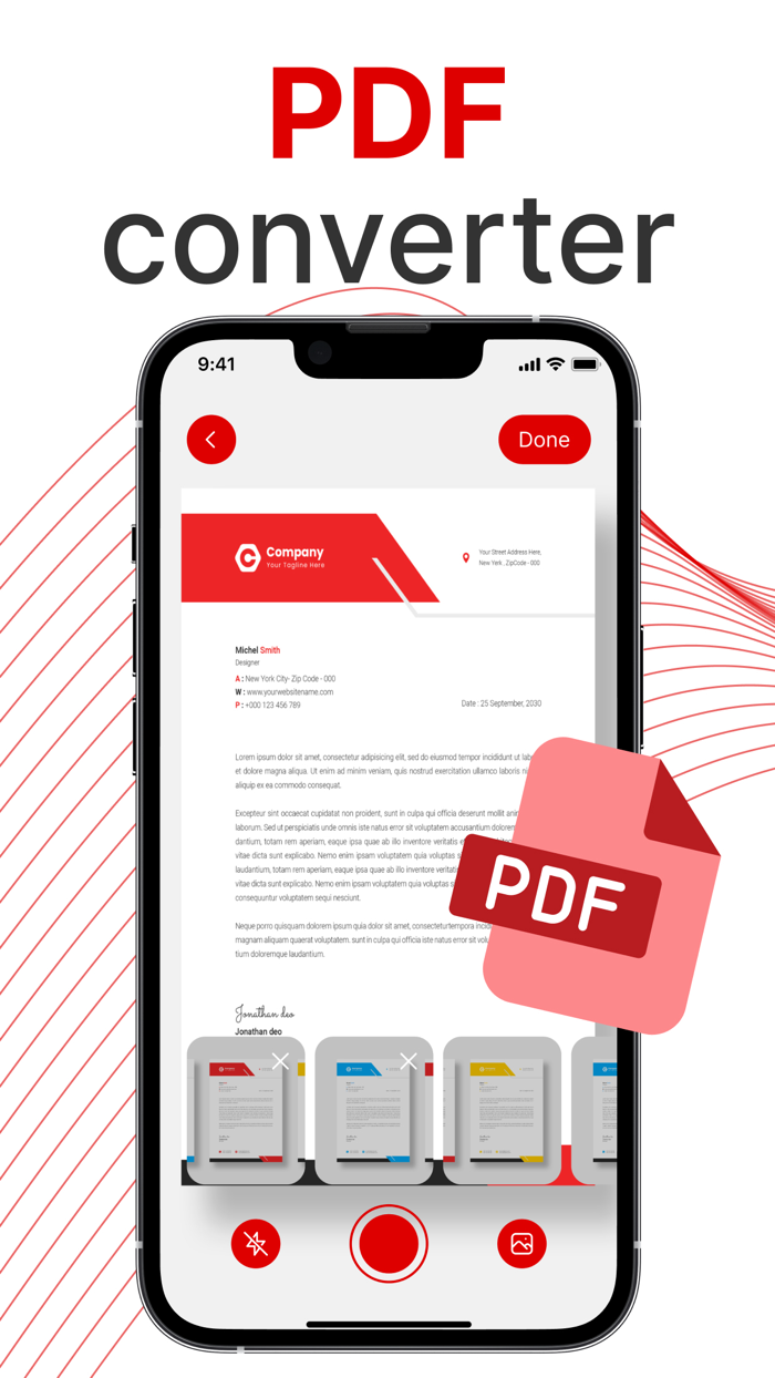 the scaner document pdf