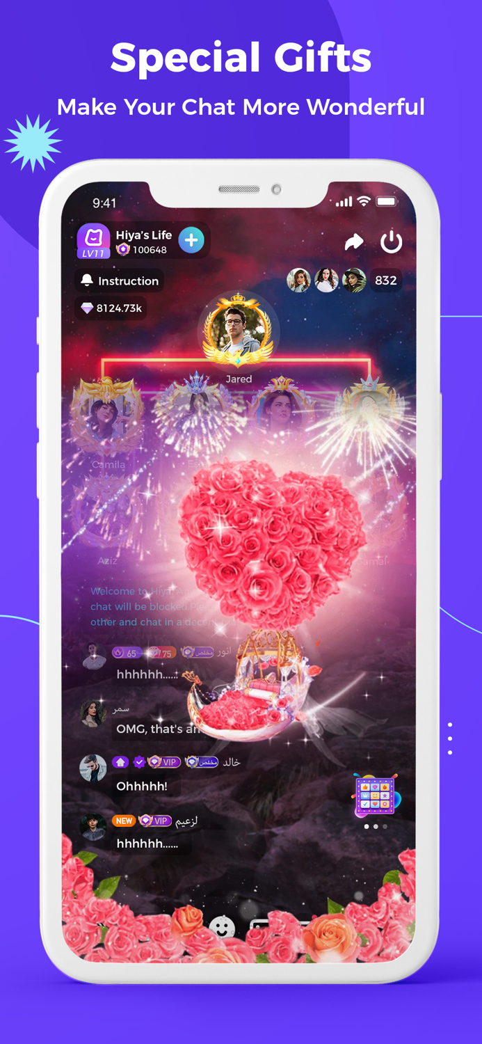 Hiya - Group Voice Chatroom