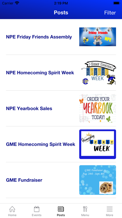 Choctaw/Nicoma Park Schools Screenshot