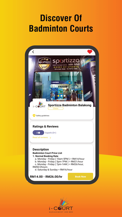 iCourt Smart Badminton Screenshot