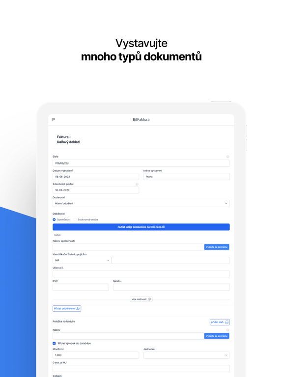 Screenshot #5 pour BitFaktura.cz