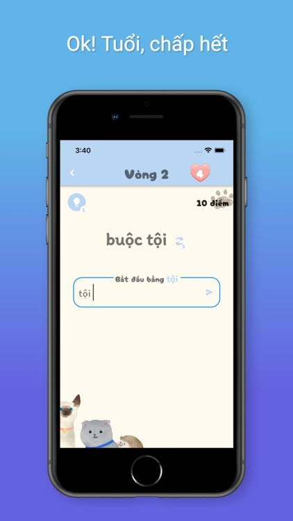 Nối từ: chơi nối từ đê