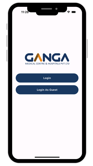 Ganga Hospital Screenshot