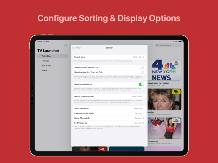 TV Launcher - Live US Channels