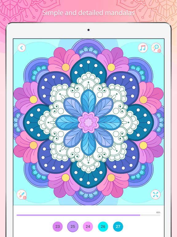 Screenshot #5 pour Color by Number – Mandala Book