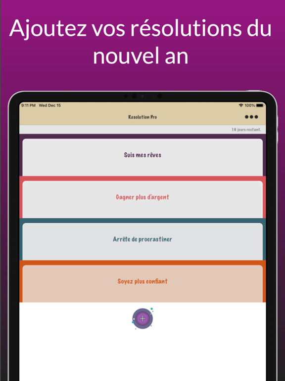 Screenshot #4 pour Resolution Pro: Nouvel An 2024