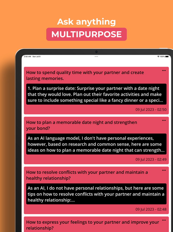 Relationship AI - ChatBot