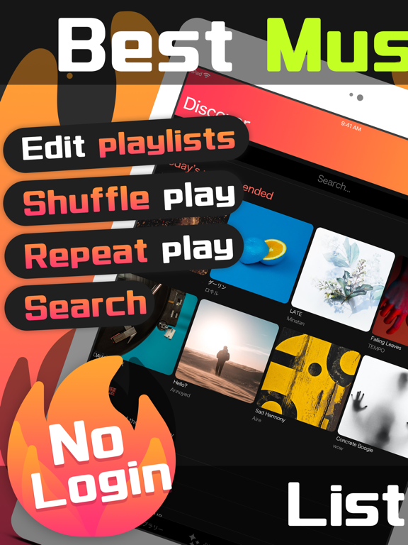 Screenshot #4 pour Music Widget - Music player