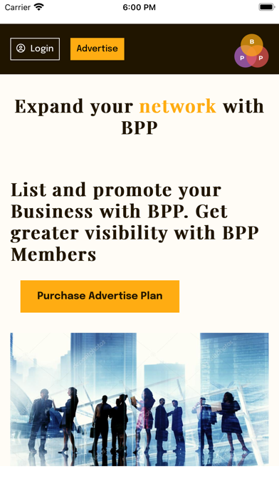 Business Partnership Portal Screenshot