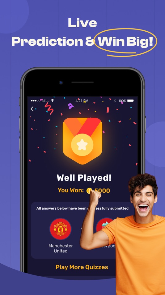 #4. Millionaire - Quiz & Trivia (iOS) Oleh: Smit Pipaliya