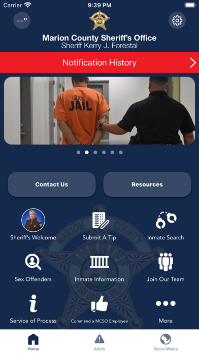 Marion County Sheriff Indiana Screenshot