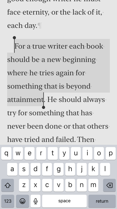 Screenshot #9 for Paper – Writing App + Notes