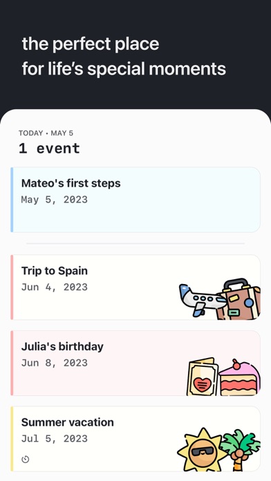 Screenshot #1 pour Haps: Event Countdown & Widget