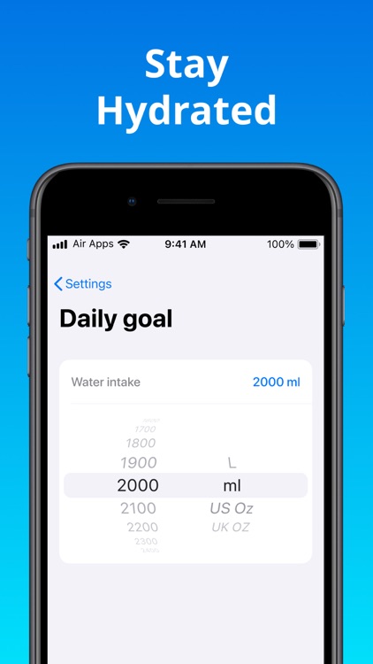 Water Air: Water Tracker screenshot-4