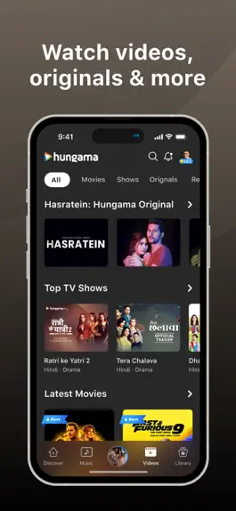 Game screenshot Hungama: Movies Music Podcasts hack
