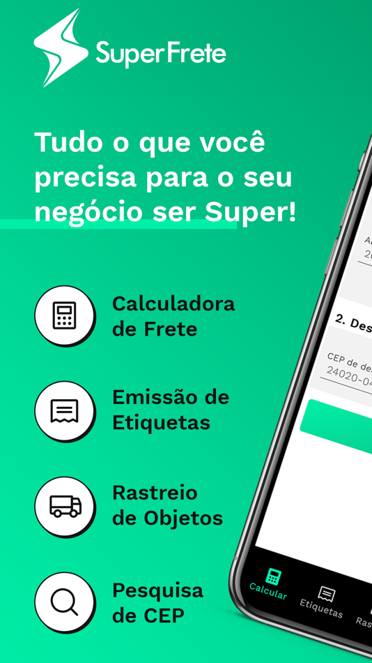 #1. SuperFrete: Calcular Correios (iOS) 由: I9 Companhia Digital