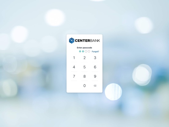 Center Bank MN iPad screenshot 2 - Finance app