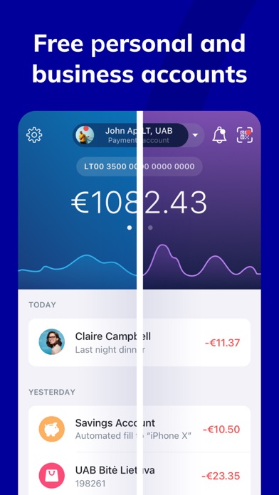 Screenshot #2 pour Paysera Super App