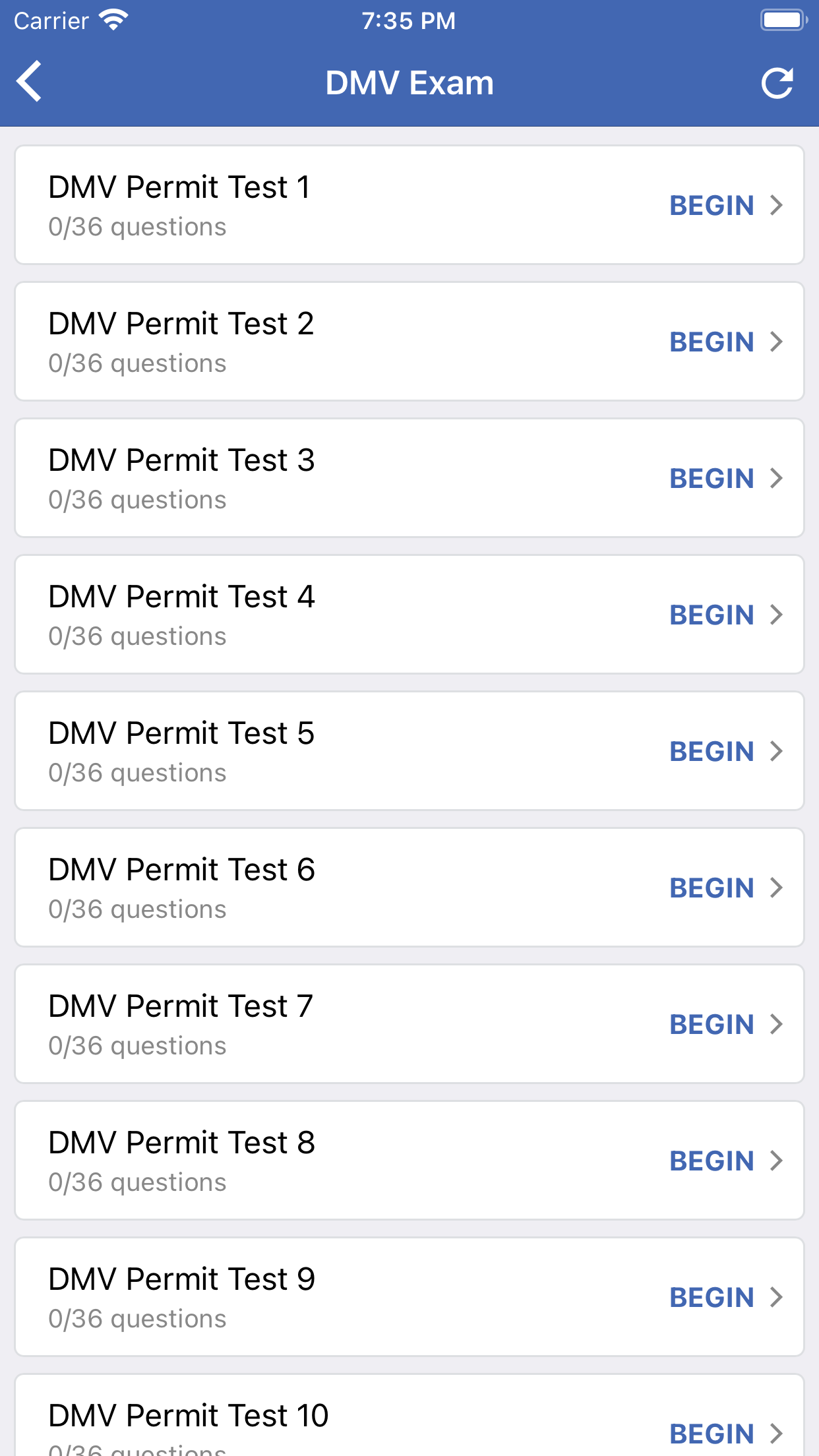 DMV Practice Test ◦ 2025 screenshot 2