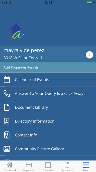 Avid Property Management, Inc. Screenshot