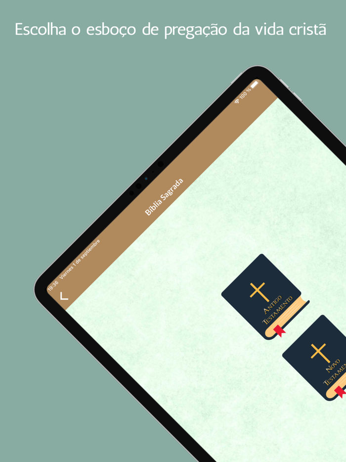 Esboços e Bíblia Sagrada