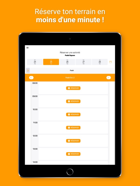 Padel Square iPad screenshot 3 - Sports app