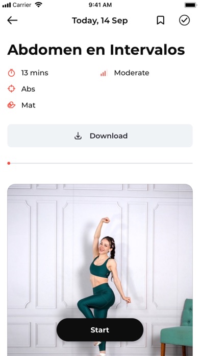 Sofia Larios Fitness Screenshot