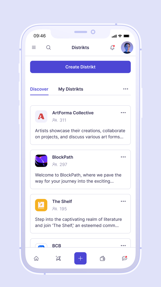 #7. distrikt social (iOS) 来自: Open Internet Foundation