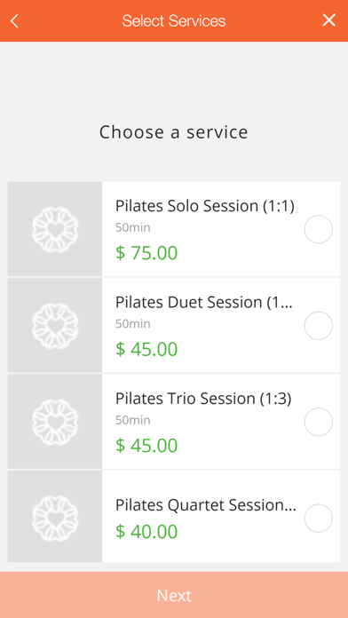 Trio Pilates Studio Screenshot