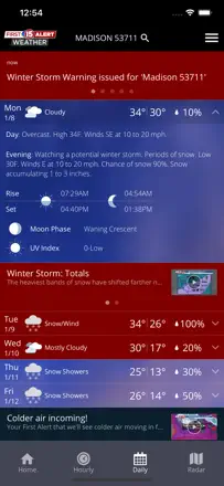 WMTV15 First Alert Weather: Screenshot 3 von 4