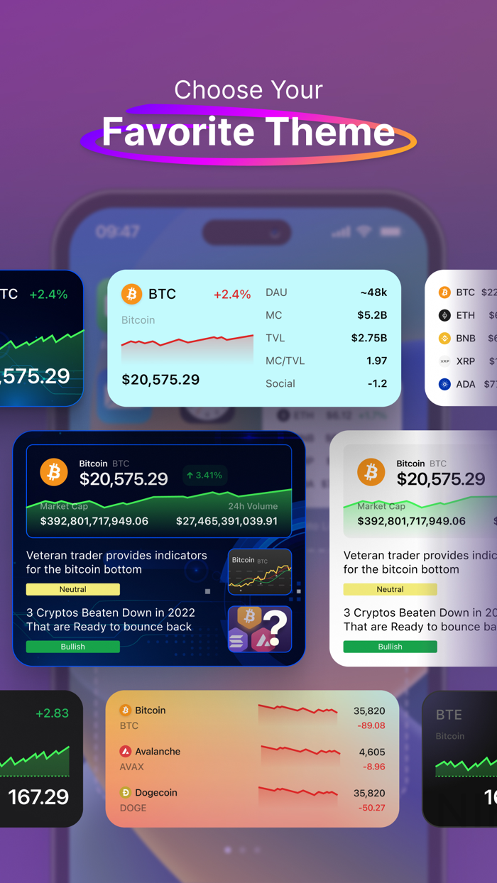 Crypto Widget Pro - Coin Stats
