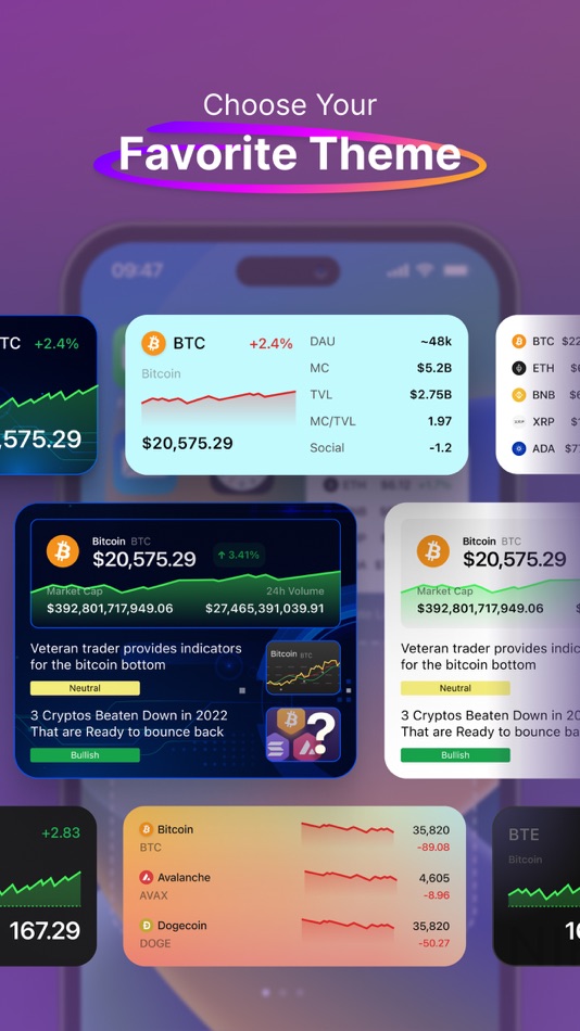 #5. Crypto Signals Widget - Blix (iOS) 由: Abstrakt Group Abstrakt, LLC
