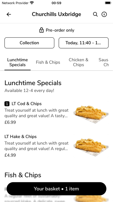 Churchill's Fish and Chips Screenshot