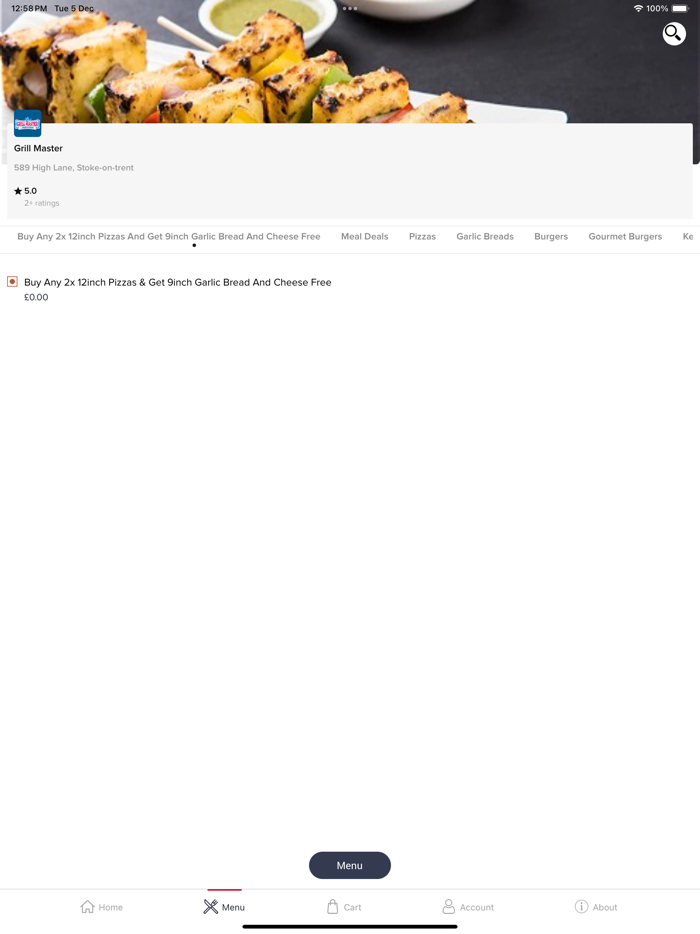 Grill Master-Order Online