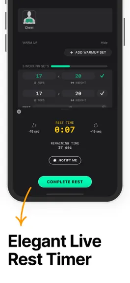 Game screenshot Rest Track: Workout Timer apk