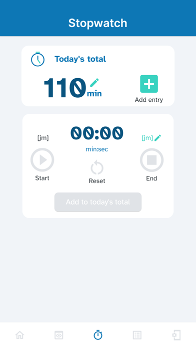 MyoAssist Outdoor Time Tracker Screenshot