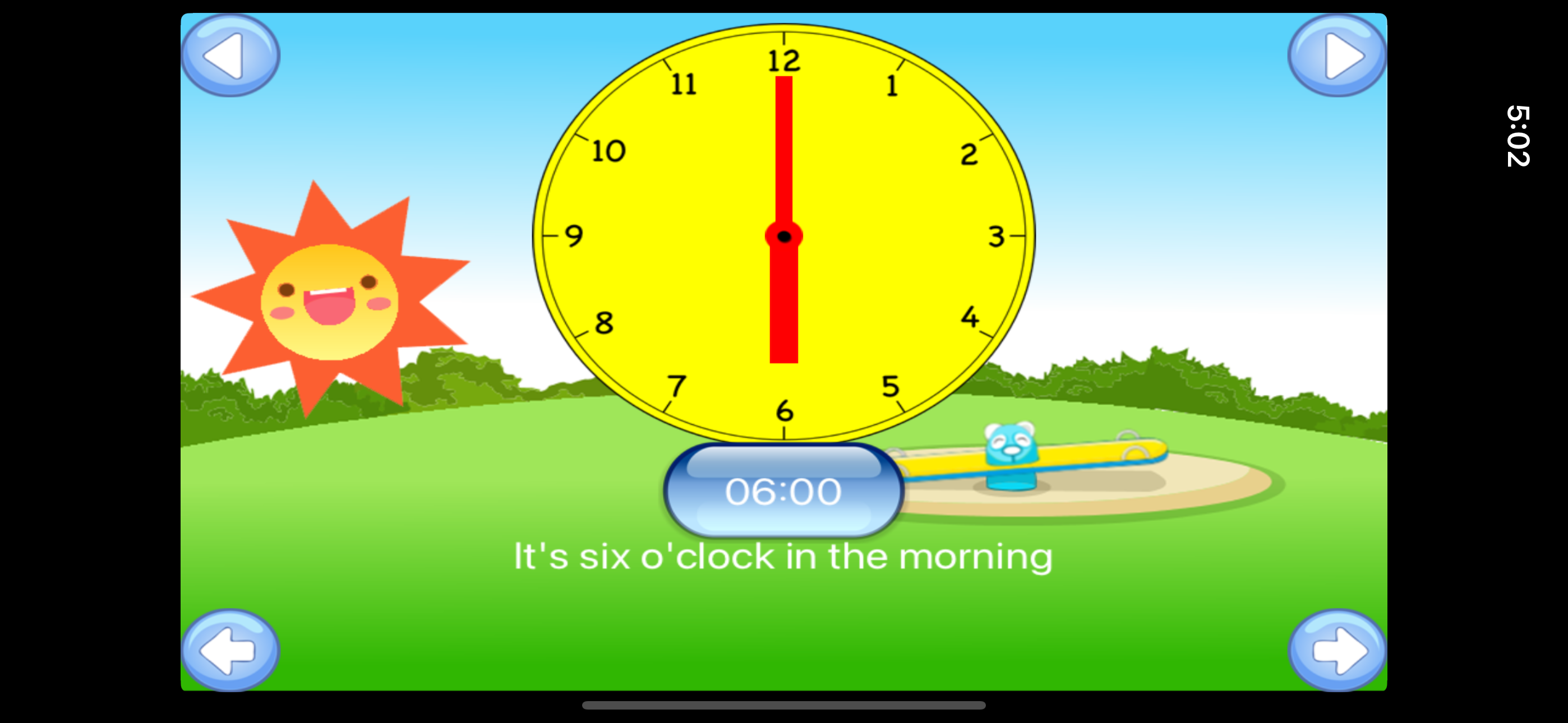 Tell the Time Flash Cards