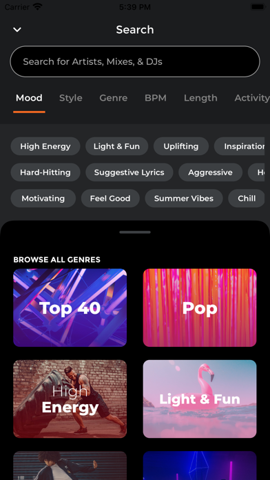 Orangetheory Radio Screenshot