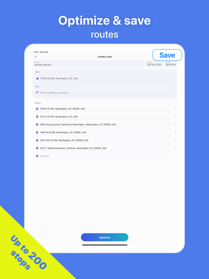 Route Planner Optiway