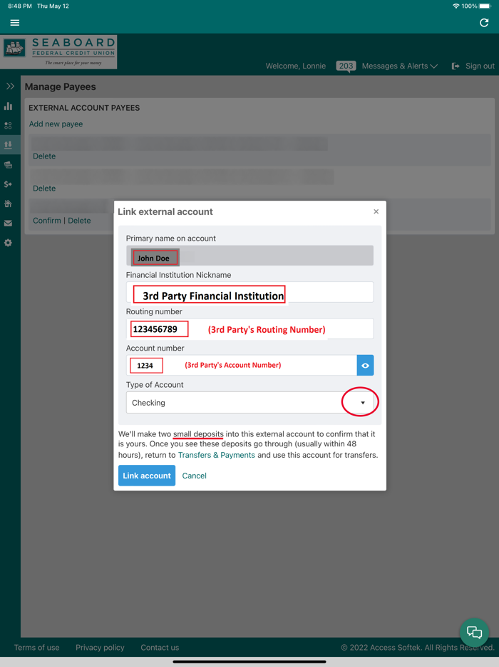 Seaboard FCU Mobile App