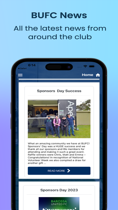 Barossa United FC Screenshot 4 - AppWisp.com