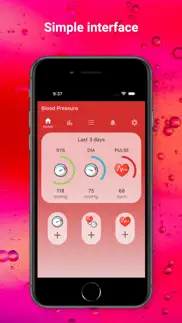 blood pressure record iphone screenshot 3