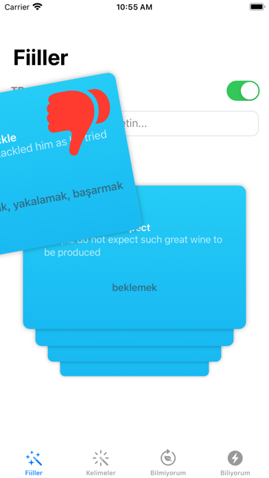 İngilizce Kelime Kartlarım Screenshot
