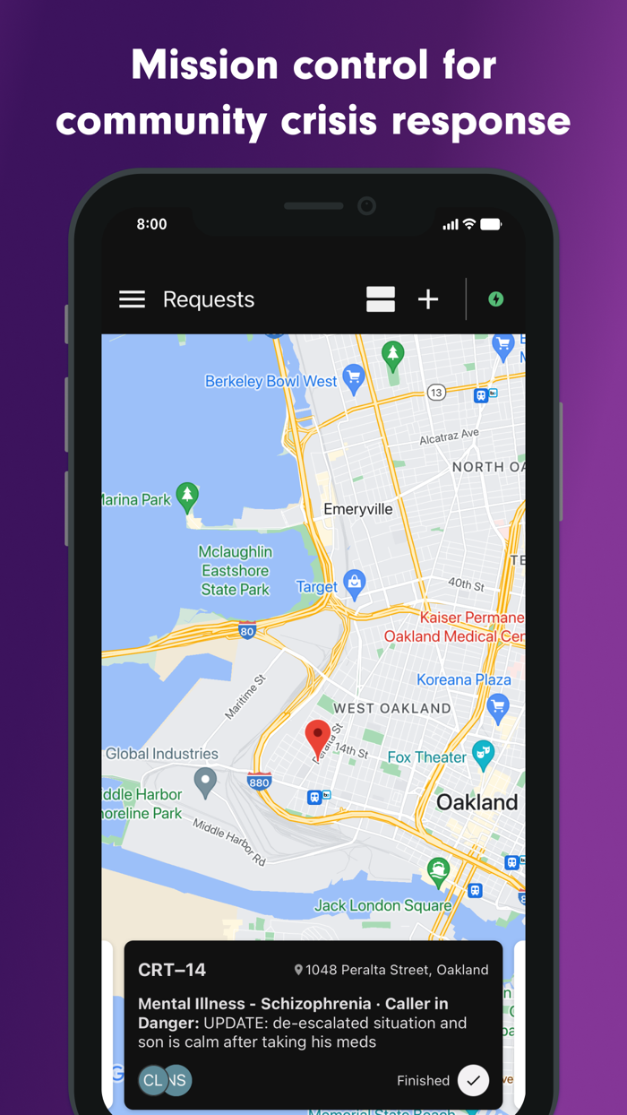 Patch mobile crisis response